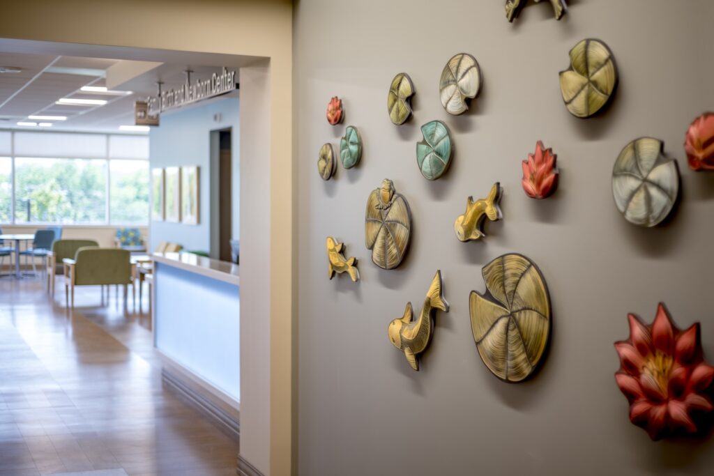 Lehigh Valley Hospital, Muhlenberg - Newborn Center Waiting Room art details 